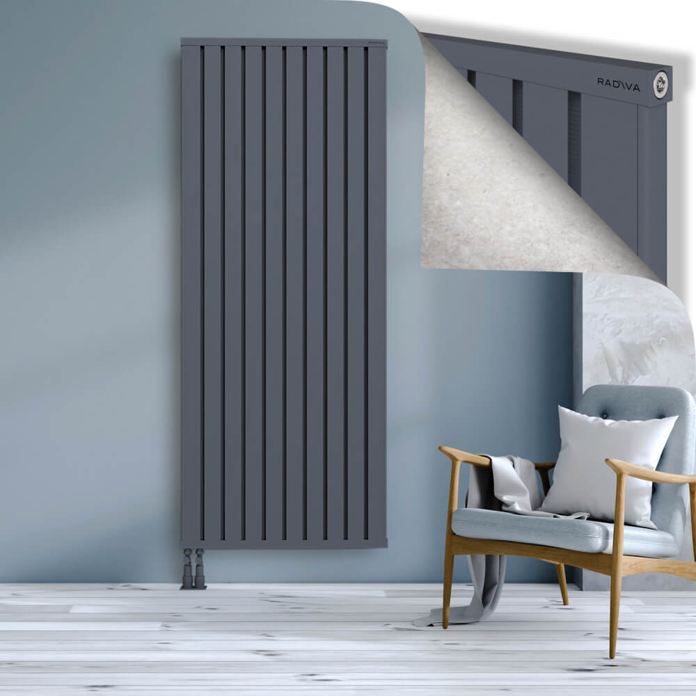 Obi Dekoratif Alüminyum Radyatör 2000x804 Antrasit - 4