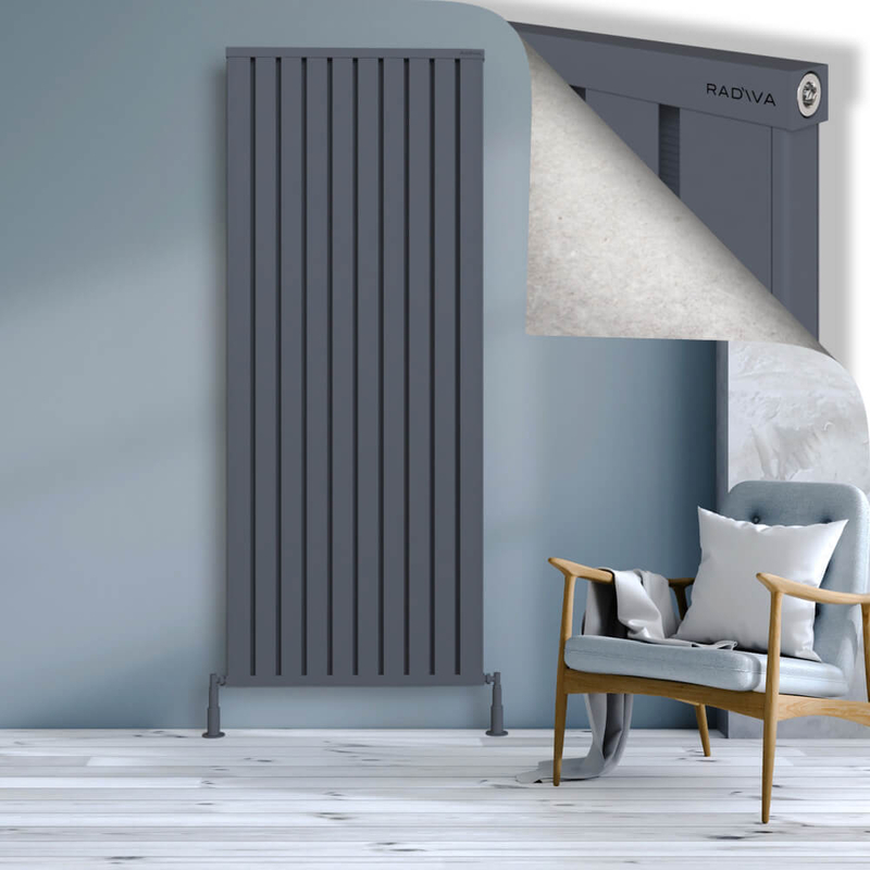 Obi Dekoratif Alüminyum Radyatör 2000x804 Antrasit