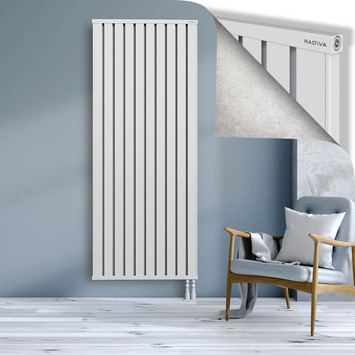 Obi Dekoratif Alüminyum Radyatör 2000x804 Beyaz Alt Sağ 50mm
