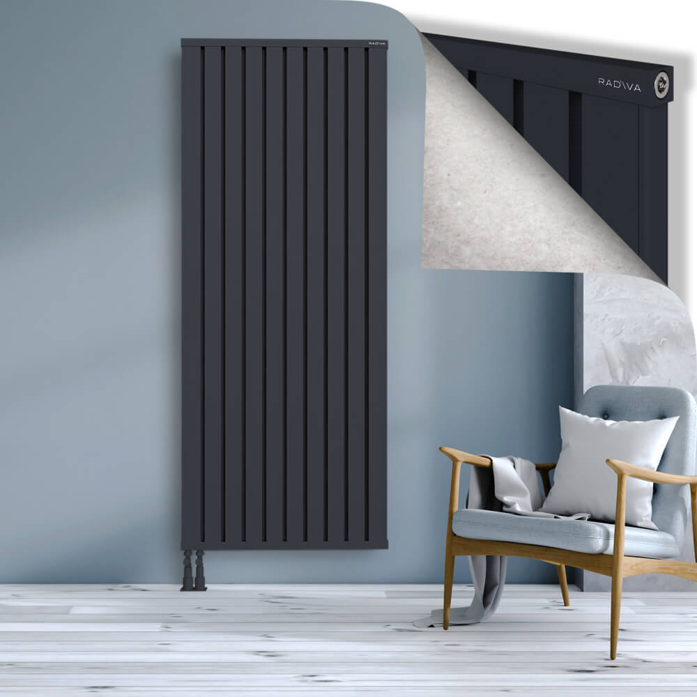 Obi Dekoratif Alüminyum Radyatör 2000x804 Koyu Antrasit - 4