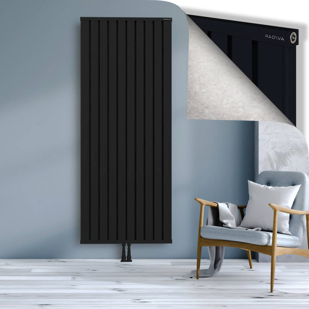 Obi Dekoratif Alüminyum Radyatör 2000x804 Siyah - 2