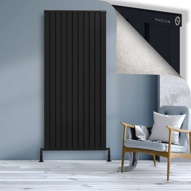 Obi Dekoratif Alüminyum Radyatör 2000x884 Siyah 