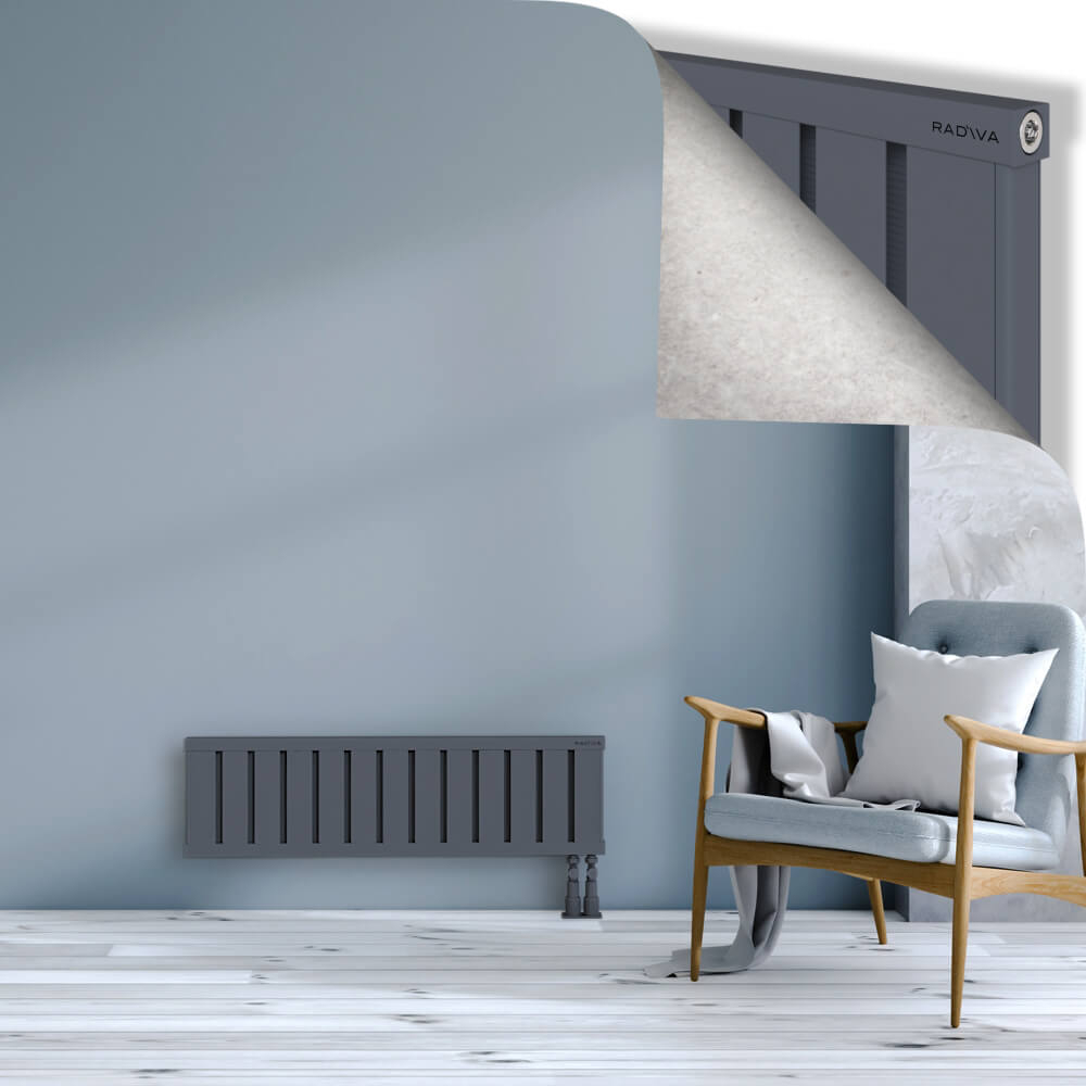 Obi Dekoratif Alüminyum Radyatör 300x1044 Antrasit - 3