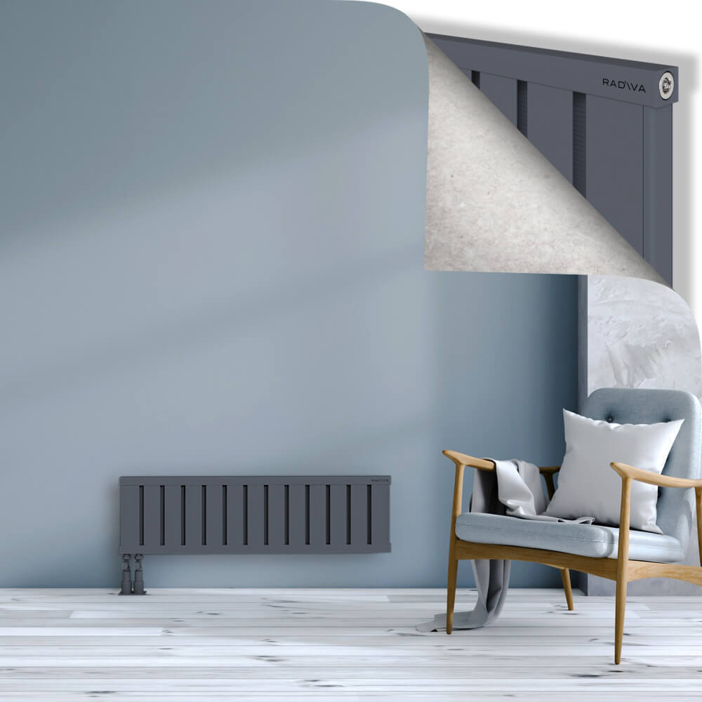 Obi Dekoratif Alüminyum Radyatör 300x1044 Antrasit - 4
