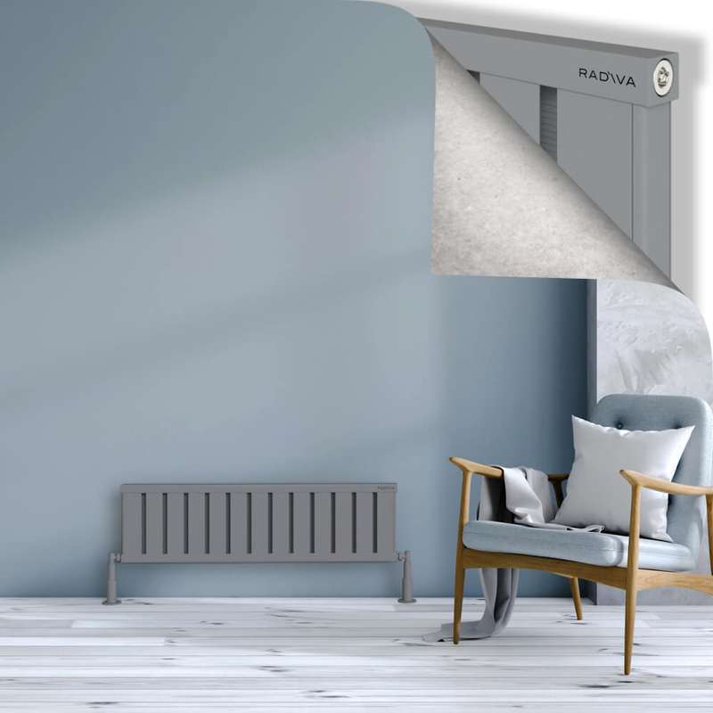 Obi Dekoratif Alüminyum Radyatör 300x1044 Gri