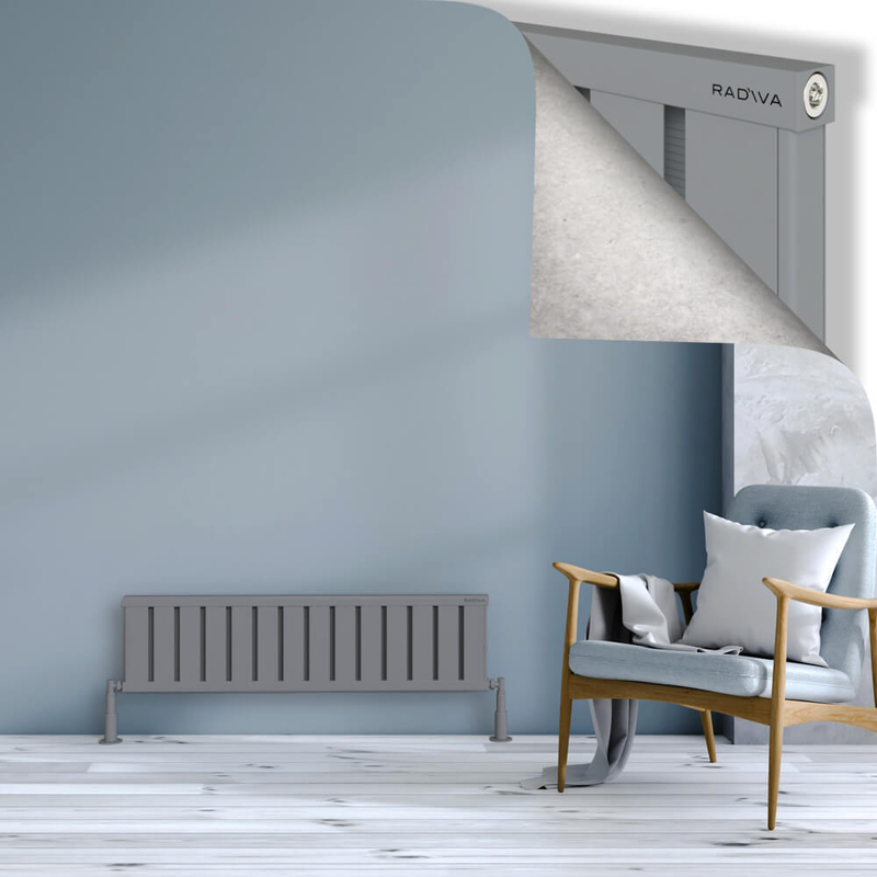 Obi Dekoratif Alüminyum Radyatör 300x1124 Gri