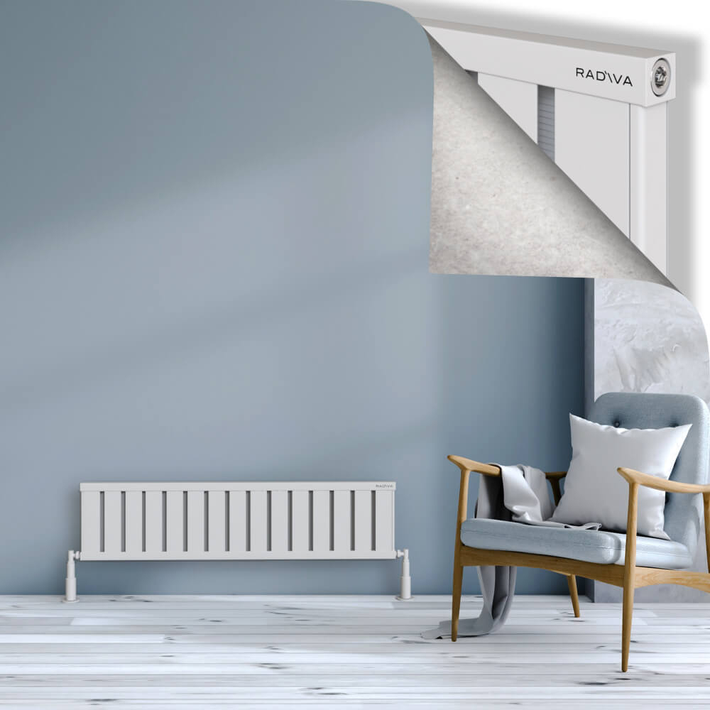 Obi Dekoratif Alüminyum Radyatör 300x1204 Beyaz - 1