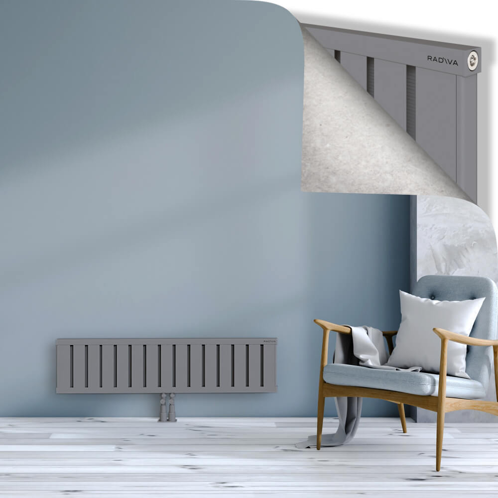 Obi Dekoratif Alüminyum Radyatör 300x1204 Gri - 2
