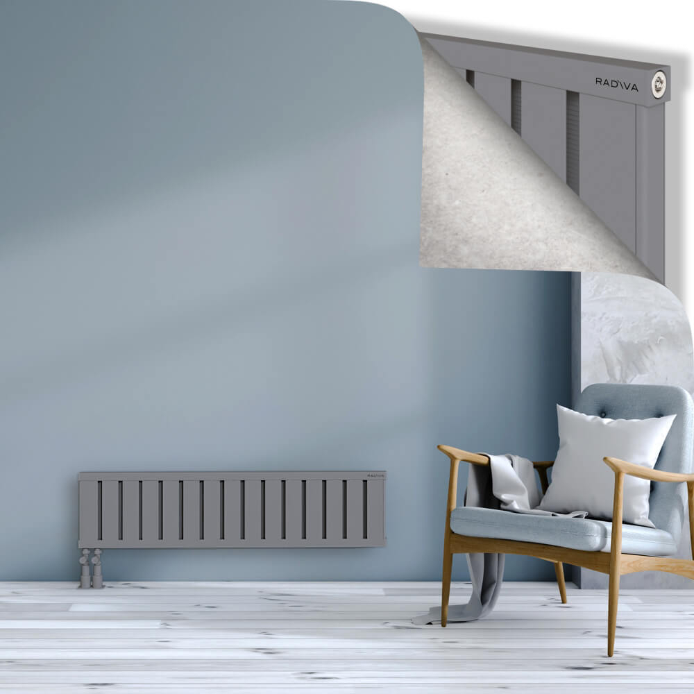 Obi Dekoratif Alüminyum Radyatör 300x1204 Gri - 4