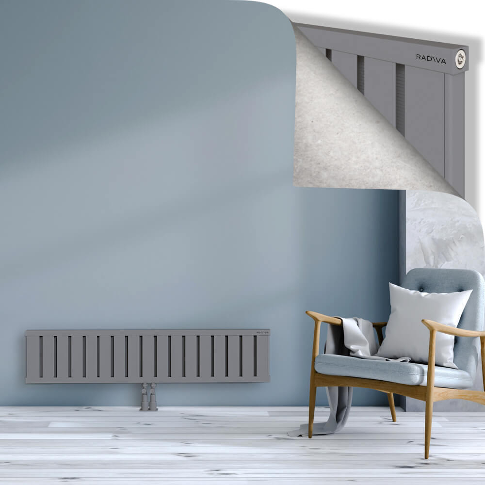 Obi Dekoratif Alüminyum Radyatör 300x1364 Gri - 2