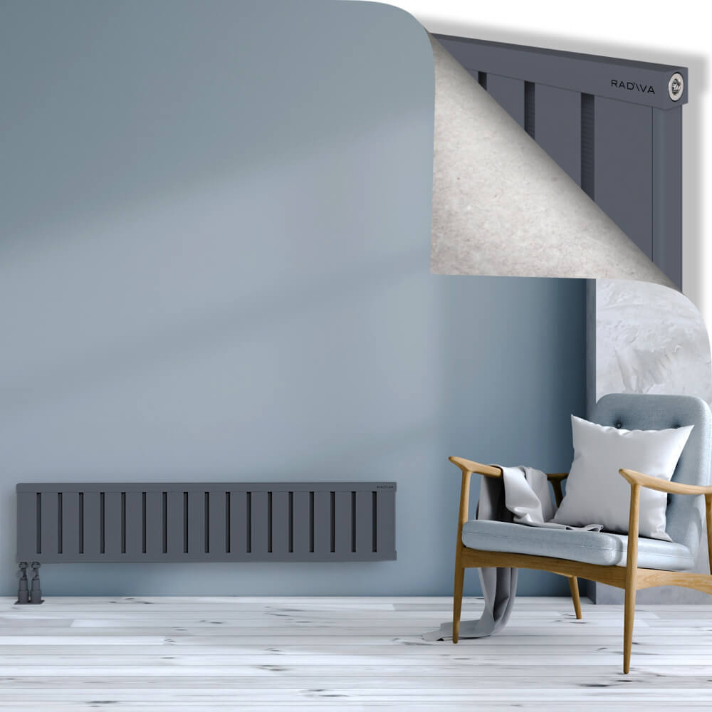 Obi Dekoratif Alüminyum Radyatör 300x1444 Antrasit - 4