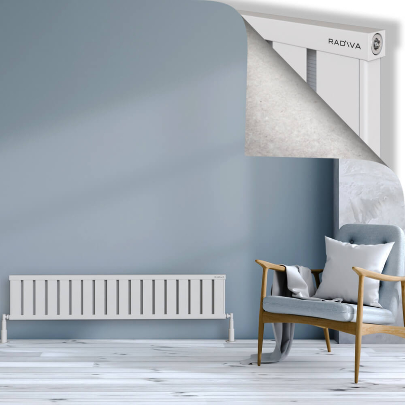 Obi Dekoratif Alüminyum Radyatör 300x1444 Beyaz