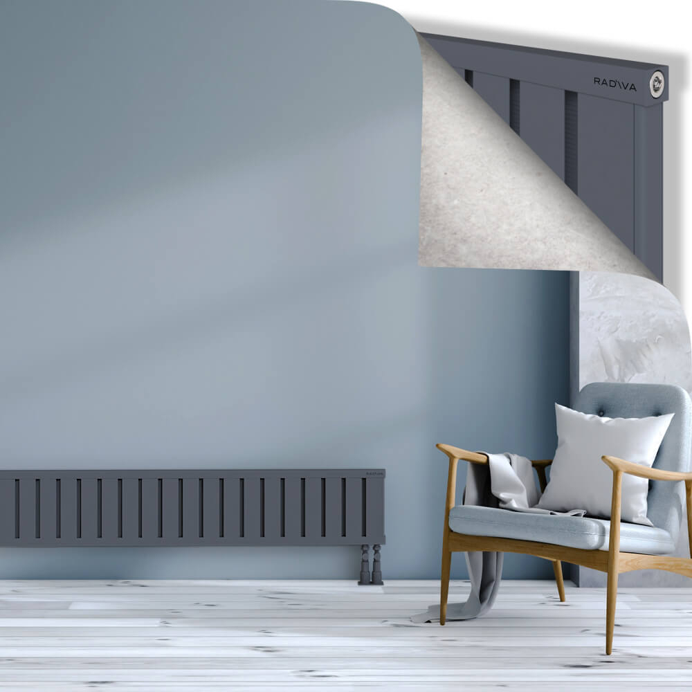 Obi Dekoratif Alüminyum Radyatör 300x1844 Antrasit - 3