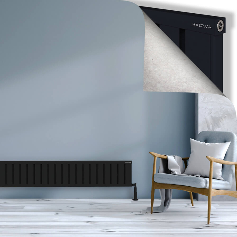 Obi Dekoratif Alüminyum Radyatör 300x2164 Siyah 