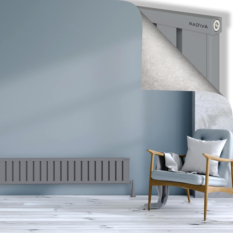 Obi Dekoratif Alüminyum Radyatör 300x2884 Gri 