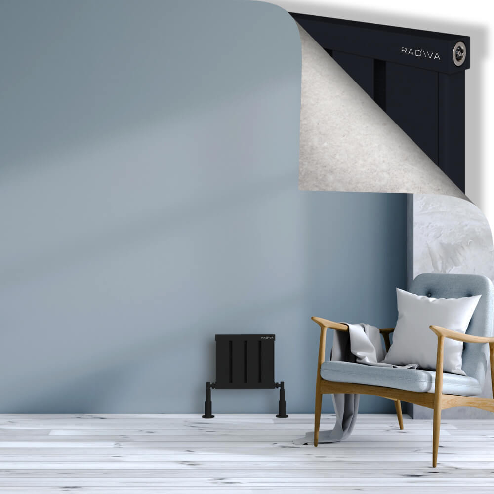 Obi Dekoratif Alüminyum Radyatör 300x324 Siyah - 1