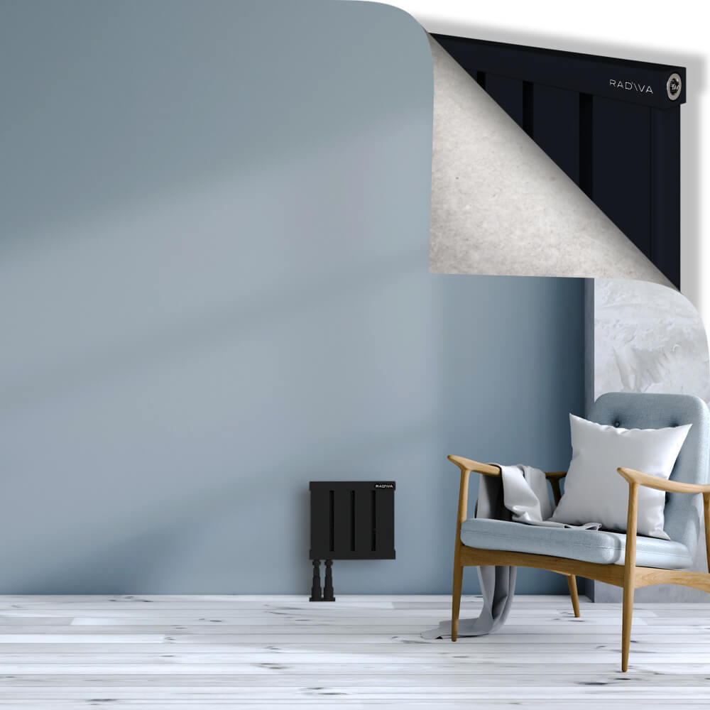 Obi Dekoratif Alüminyum Radyatör 300x324 Siyah - 4