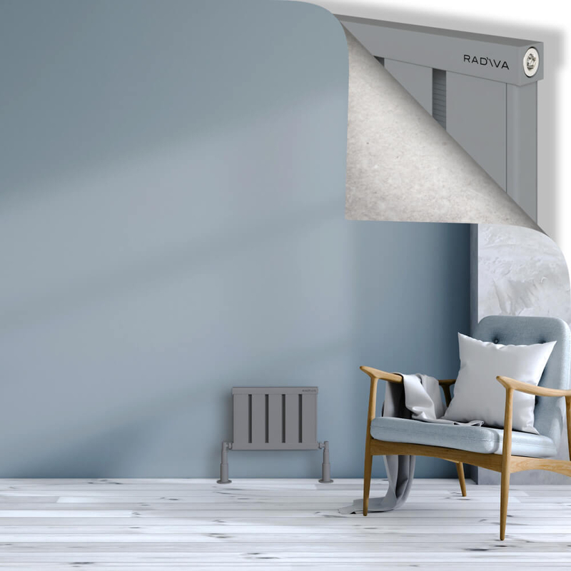 Obi Dekoratif Alüminyum Radyatör 300x404 Gri