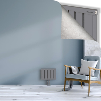 Obi Dekoratif Alüminyum Radyatör 300x404 Gri Alt Orta 50mm