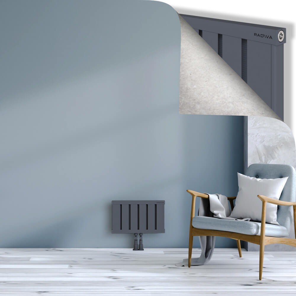 Obi Dekoratif Alüminyum Radyatör 300x484 Antrasit - 2