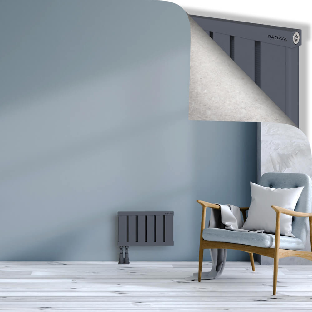 Obi Dekoratif Alüminyum Radyatör 300x484 Antrasit - 4