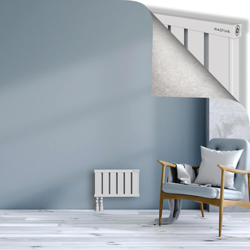 Obi Dekoratif Alüminyum Radyatör 300x484 Beyaz Alt Sol 50mm
