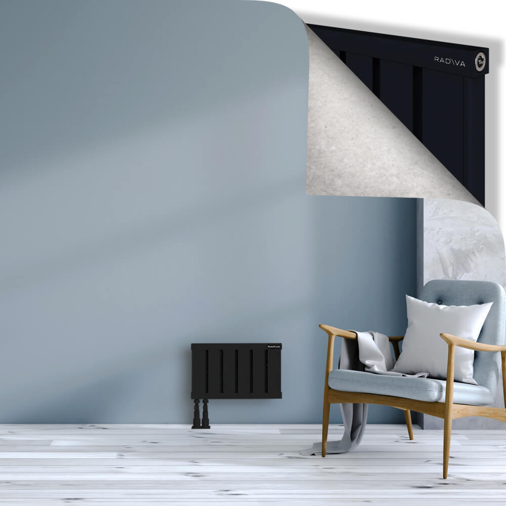 Obi Dekoratif Alüminyum Radyatör 300x484 Siyah - 4