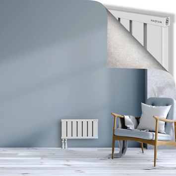 Obi Dekoratif Alüminyum Radyatör 300x564 Beyaz Alt Sol 50mm