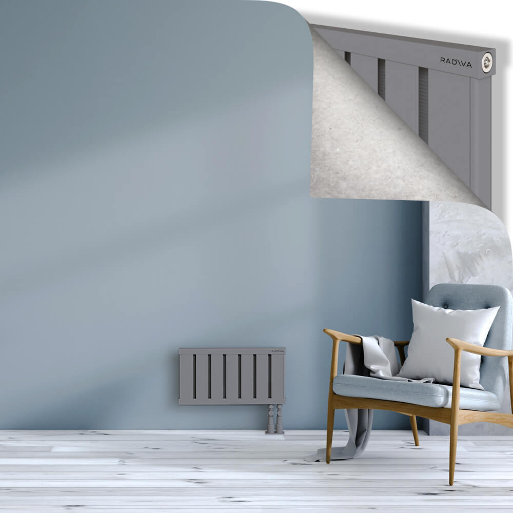 Obi Dekoratif Alüminyum Radyatör 300x564 Gri - 3