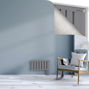 Obi Dekoratif Alüminyum Radyatör 300x564 Gri Alt Sağ 50mm