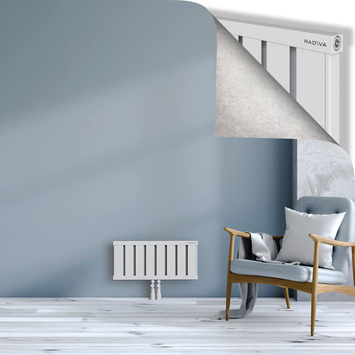 Obi Dekoratif Alüminyum Radyatör 300x644 Beyaz Alt Orta 50mm