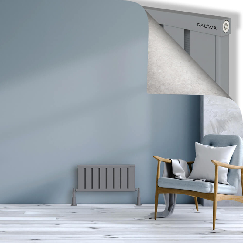 Obi Dekoratif Alüminyum Radyatör 300x644 Gri 