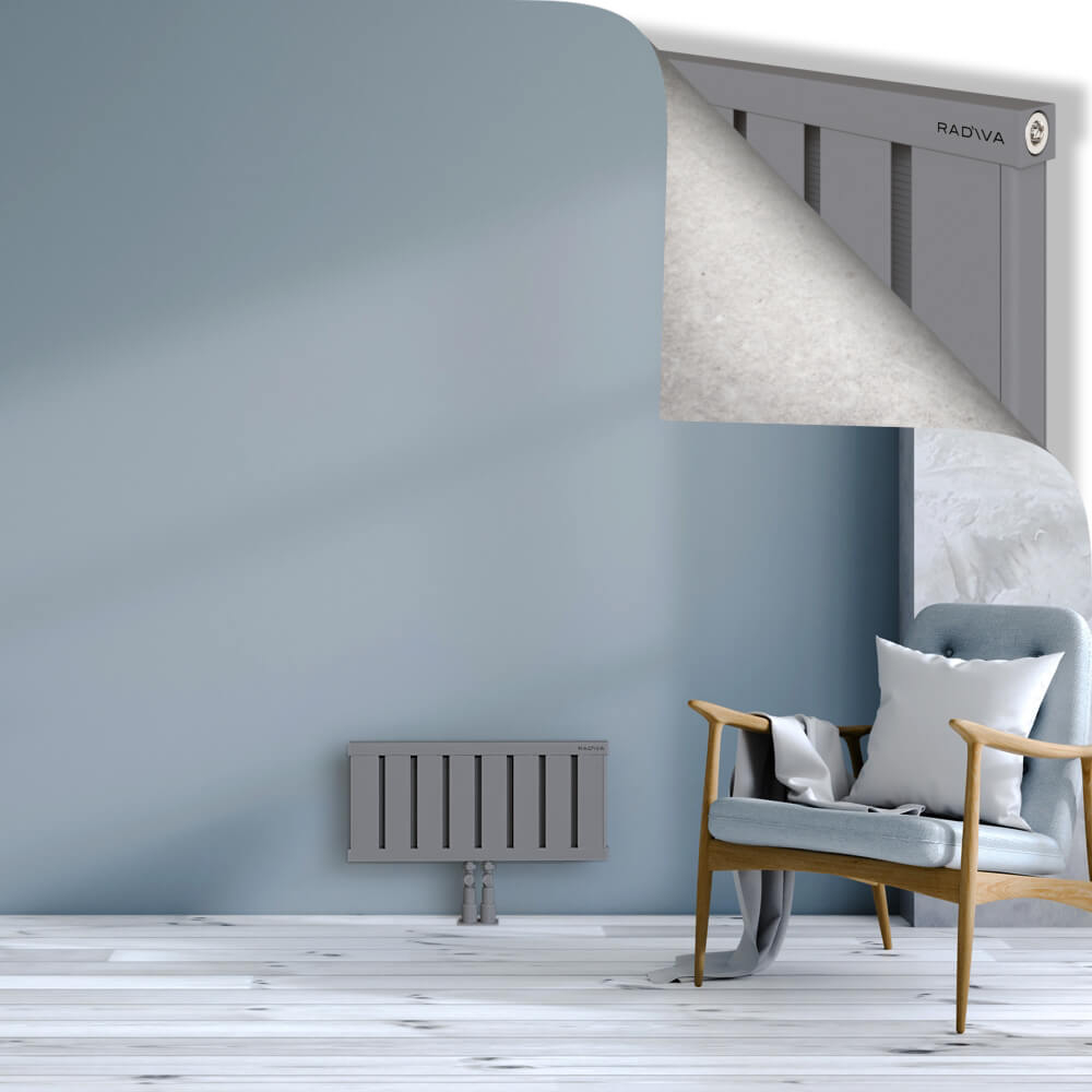 Obi Dekoratif Alüminyum Radyatör 300x644 Gri - 2