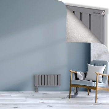 Obi Dekoratif Alüminyum Radyatör 300x644 Gri Alt Sol 50mm