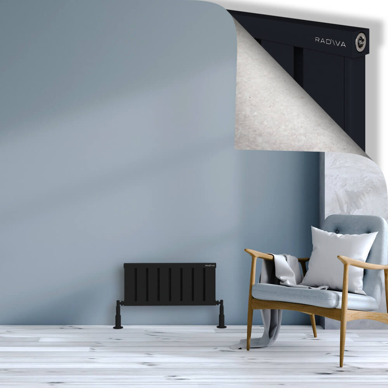 Obi Dekoratif Alüminyum Radyatör 300x644 Siyah 