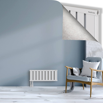 Obi Dekoratif Alüminyum Radyatör 300x724 Beyaz Alt Sol 50mm