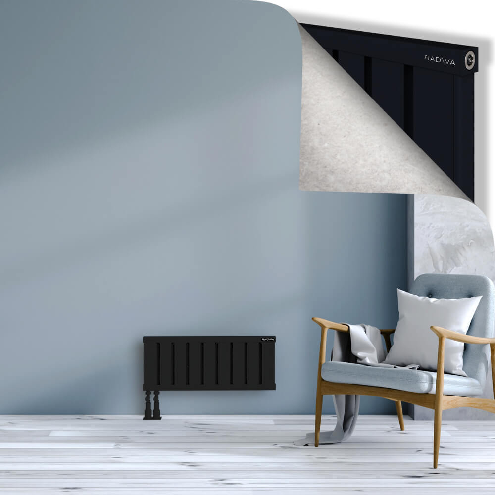 Obi Dekoratif Alüminyum Radyatör 300x724 Siyah - 4