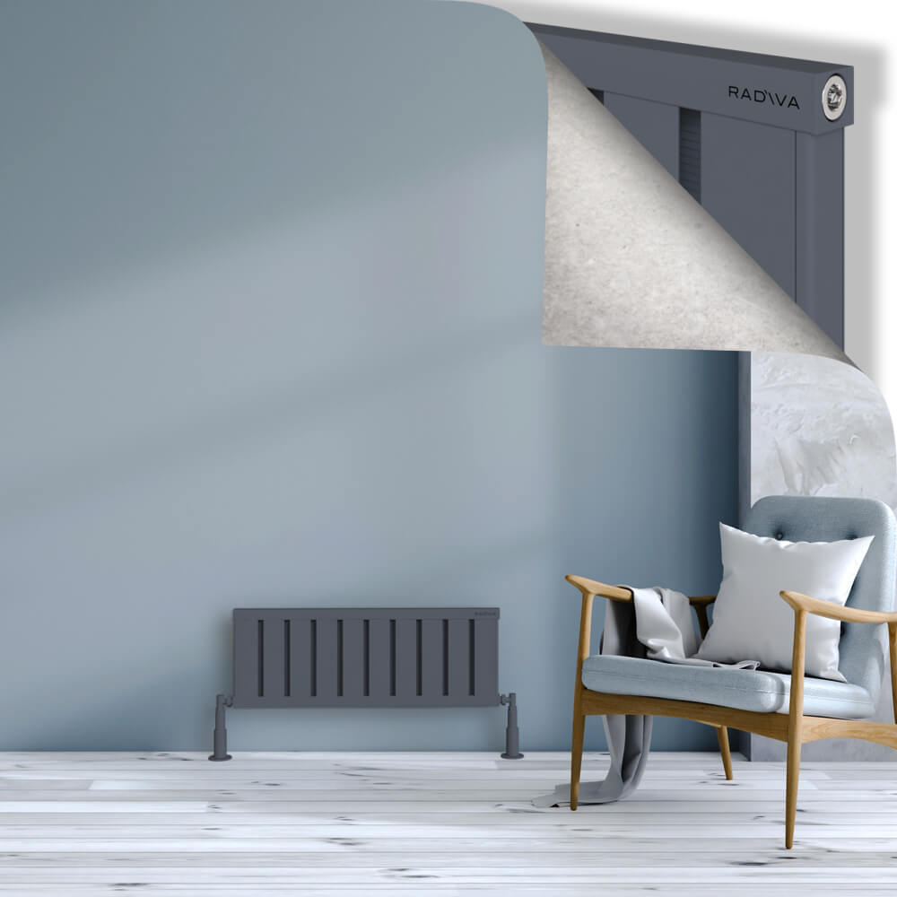 Obi Dekoratif Alüminyum Radyatör 300x804 Antrasit - 1