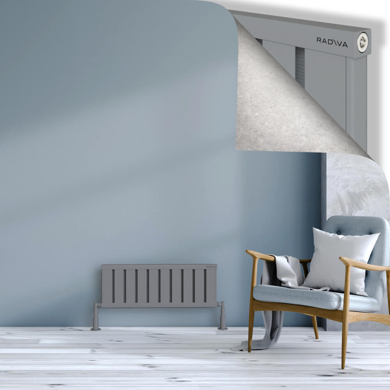 Obi Dekoratif Alüminyum Radyatör 300x804 Gri