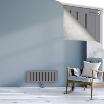 Obi Dekoratif Alüminyum Radyatör 300x804 Gri Alt Orta 50mm