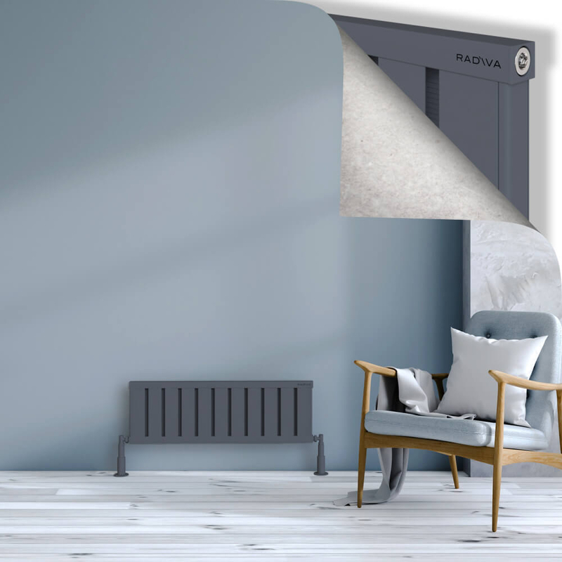 Obi Dekoratif Alüminyum Radyatör 300x884 Antrasit