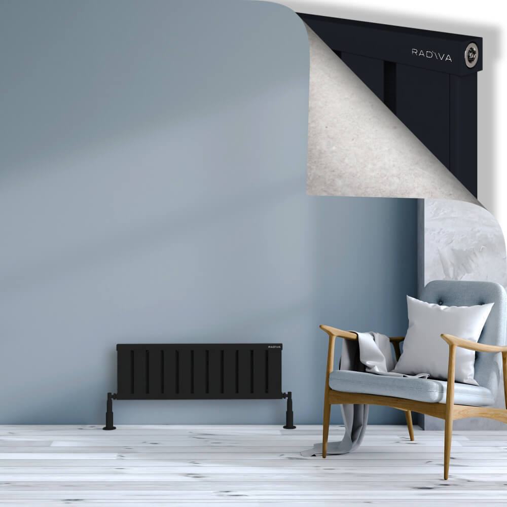 Obi Dekoratif Alüminyum Radyatör 300x884 Siyah - 1