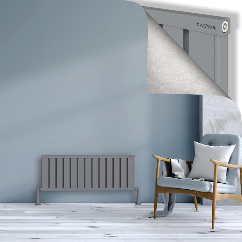 Obi Dekoratif Alüminyum Radyatör 400x1044 Gri