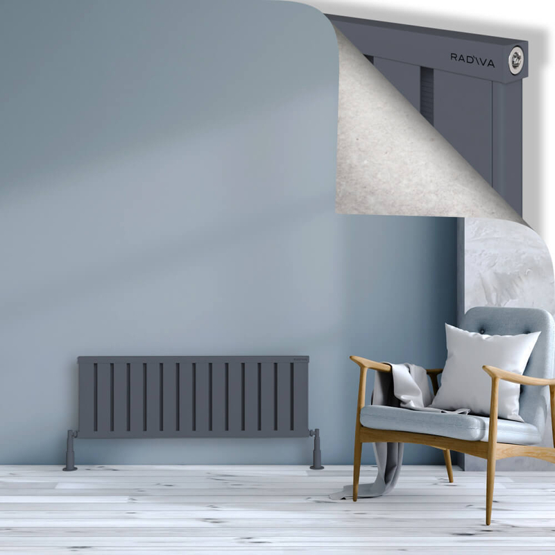 Obi Dekoratif Alüminyum Radyatör 400x1124 Antrasit 