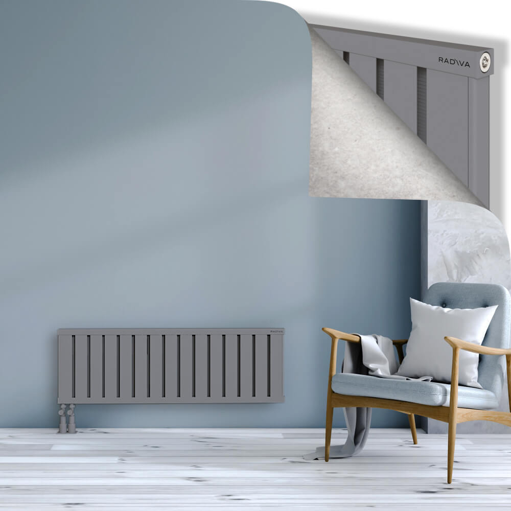 Obi Dekoratif Alüminyum Radyatör 400x1204 Gri - 4