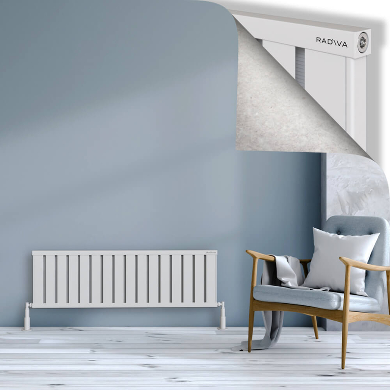 Obi Dekoratif Alüminyum Radyatör 400x1284 Beyaz