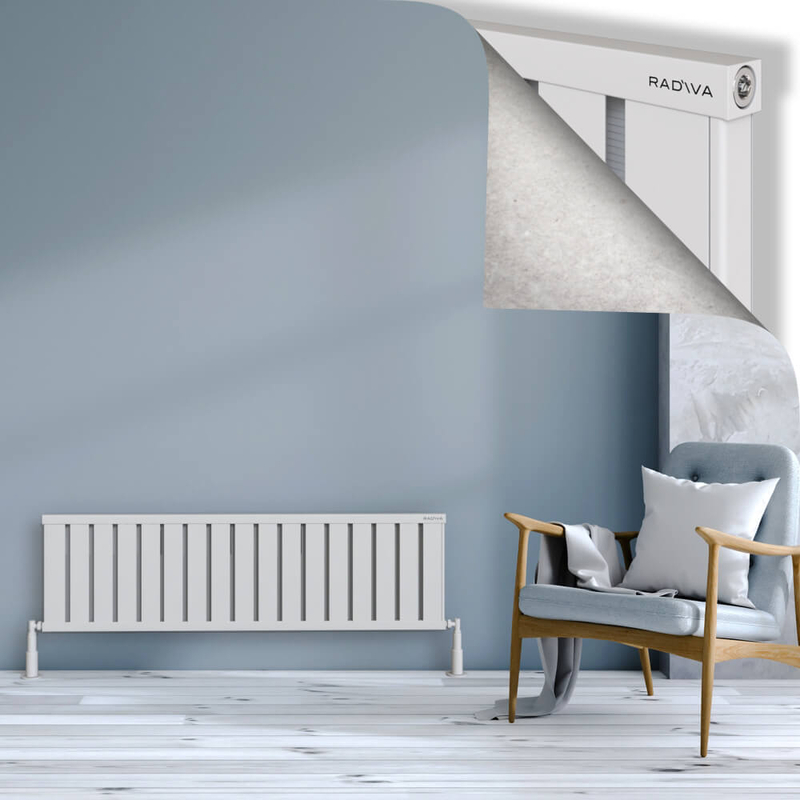 Obi Dekoratif Alüminyum Radyatör 400x1364 Beyaz