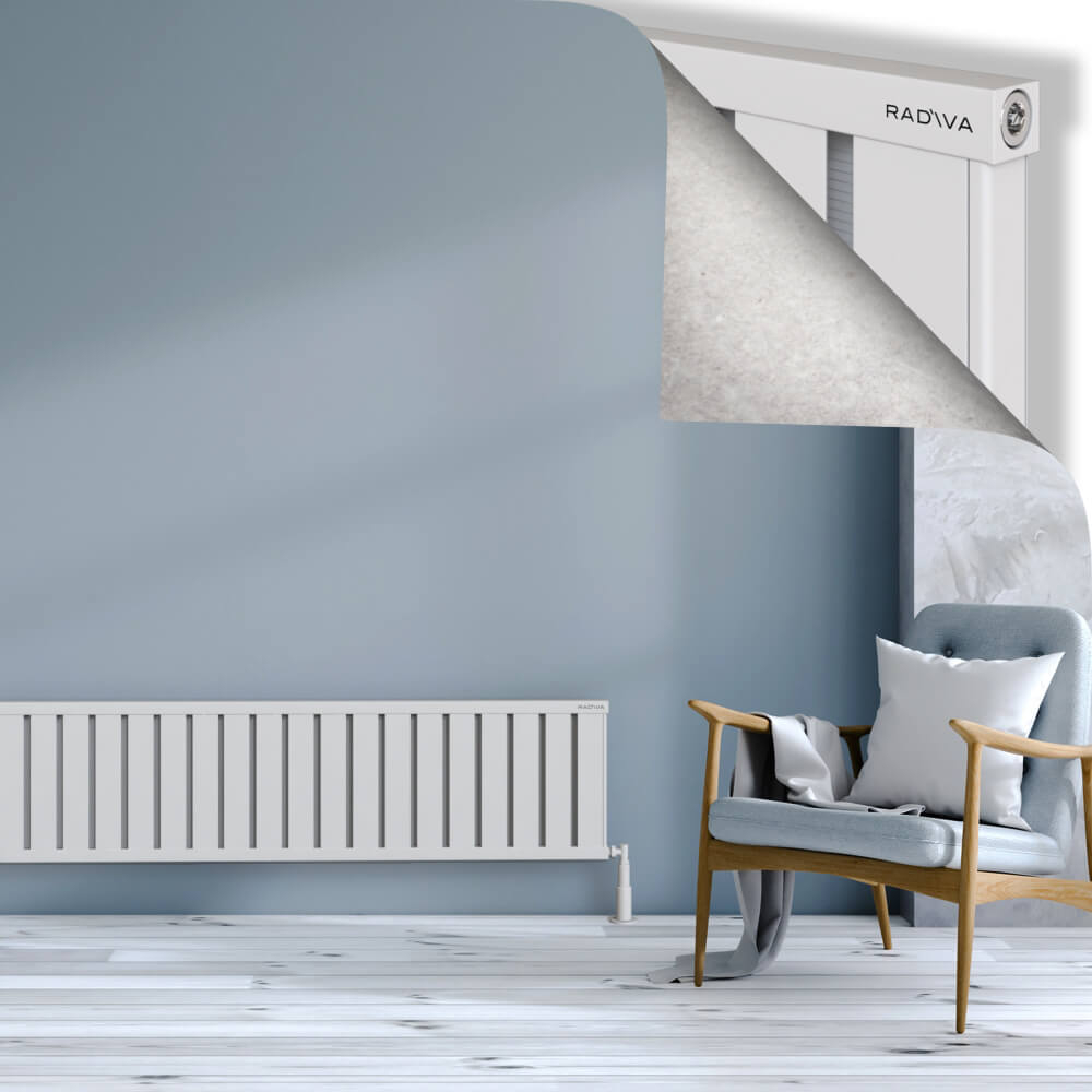 Obi Dekoratif Alüminyum Radyatör 400x1524 Beyaz - 1