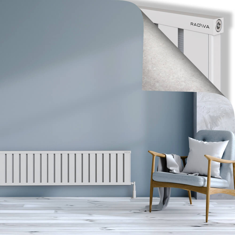 Obi Dekoratif Alüminyum Radyatör 400x1844 Beyaz 