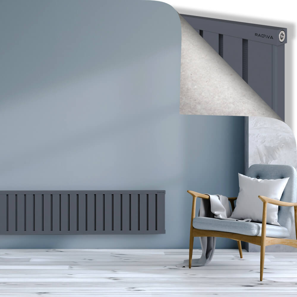 Obi Dekoratif Alüminyum Radyatör 400x2164 Antrasit - 4